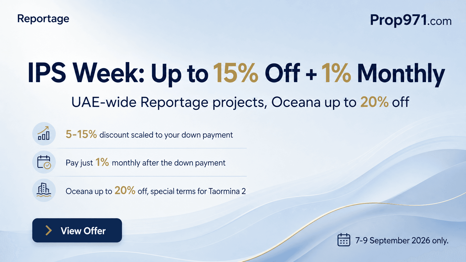 Reportage - IPS Week: Up to 15% Off + 1% Monthly