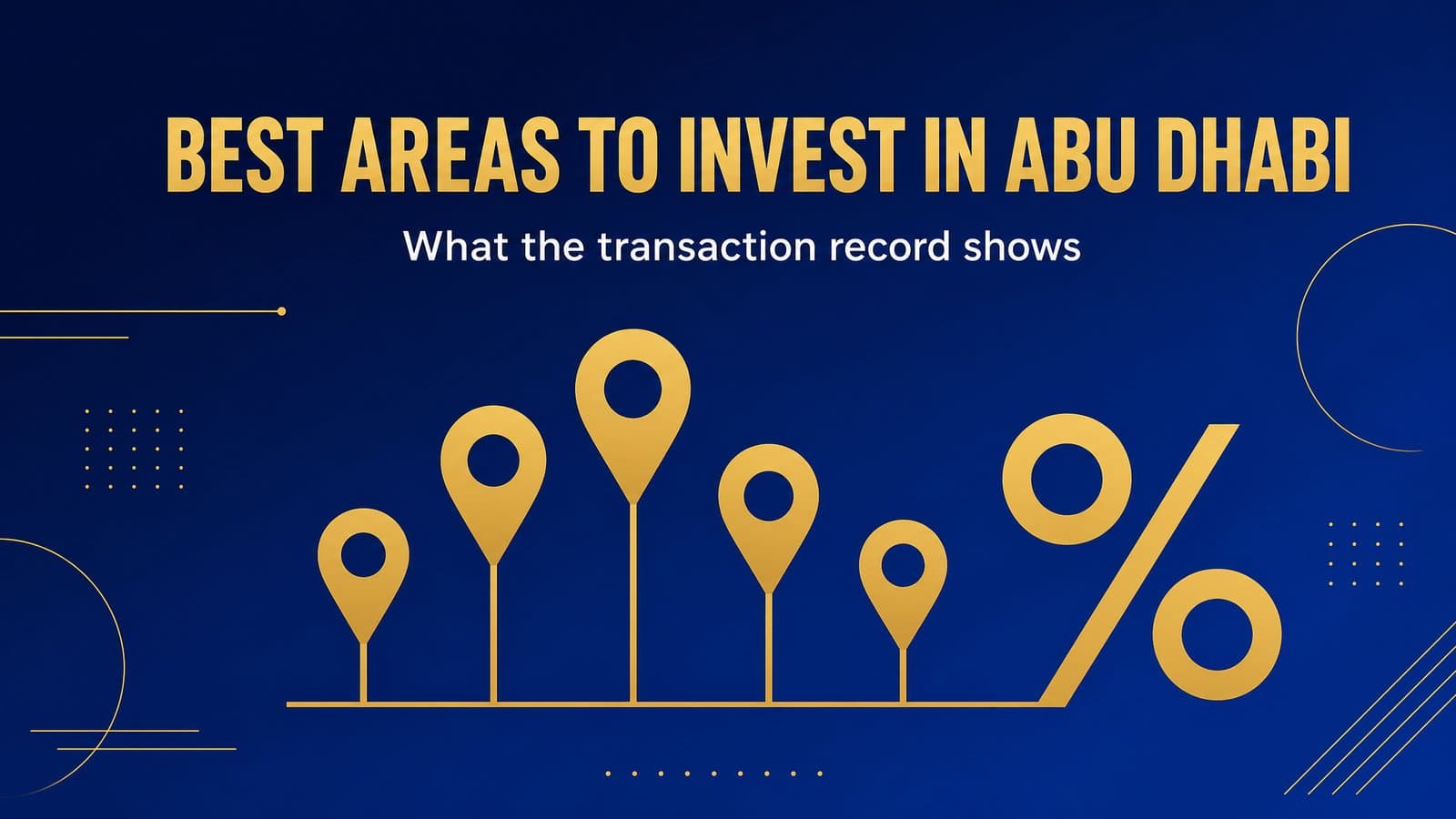 Best Areas to Invest in Abu Dhabi: What the Data Says