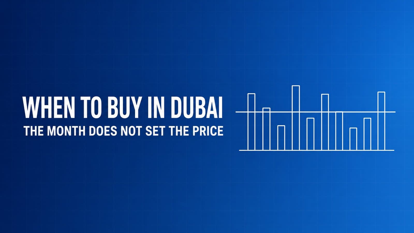 Best Time to Buy Property in Dubai: The Month Barely Matters