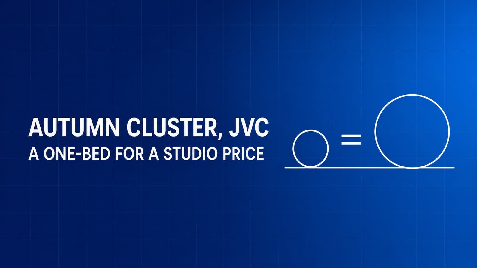 Autumn Cluster, JVC: Prices, Sizes and What a Buyer Gets