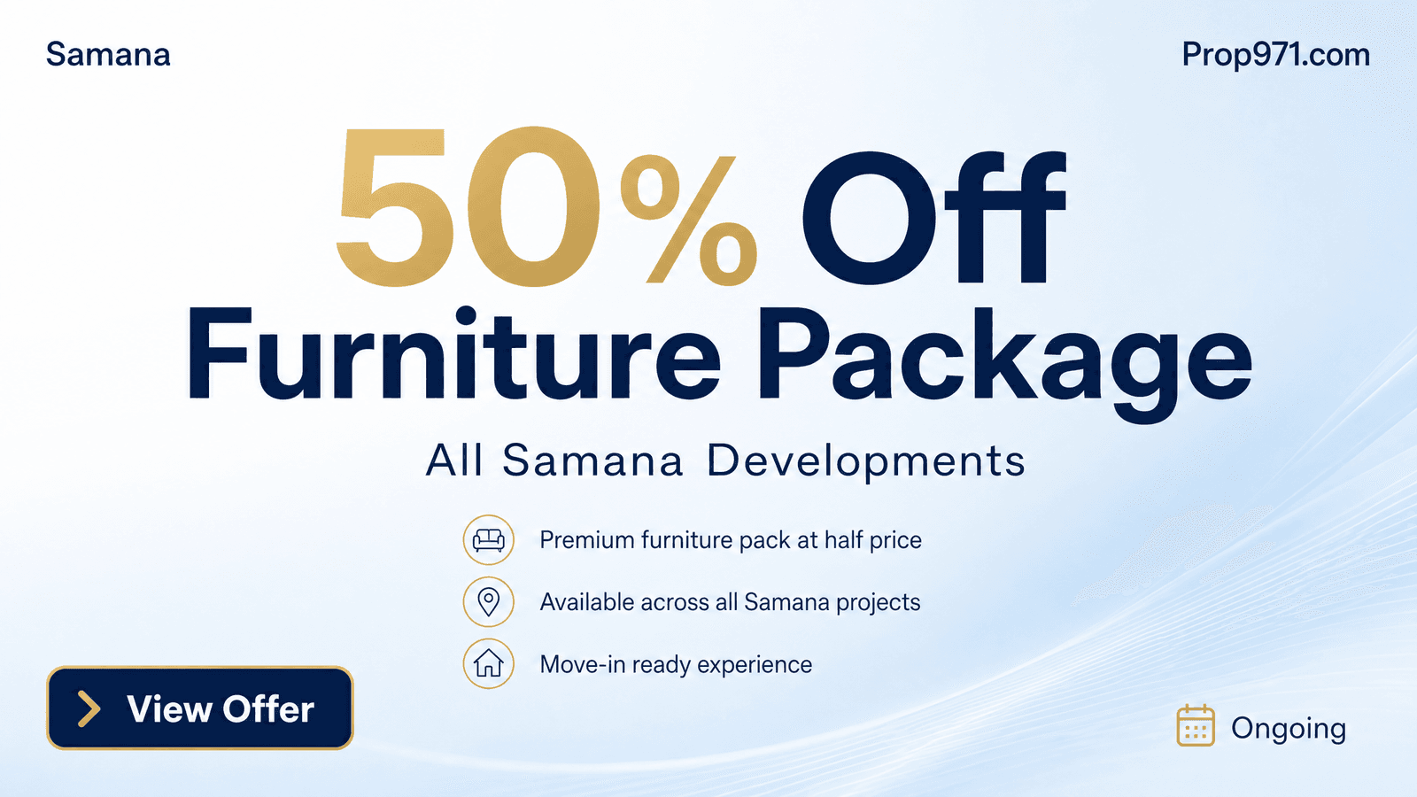 Samana - 50% Off Furniture Package