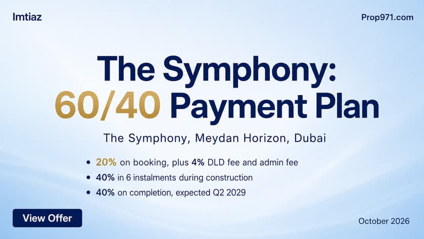 Imtiaz - The Symphony: 60/40 Payment Plan for October