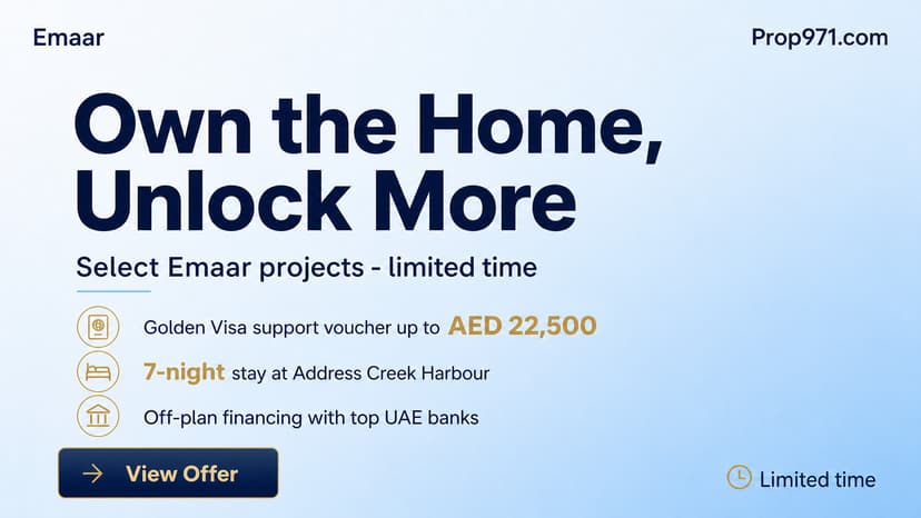 Emaar - Golden Visa Support Voucher + 7-Night Address Stay