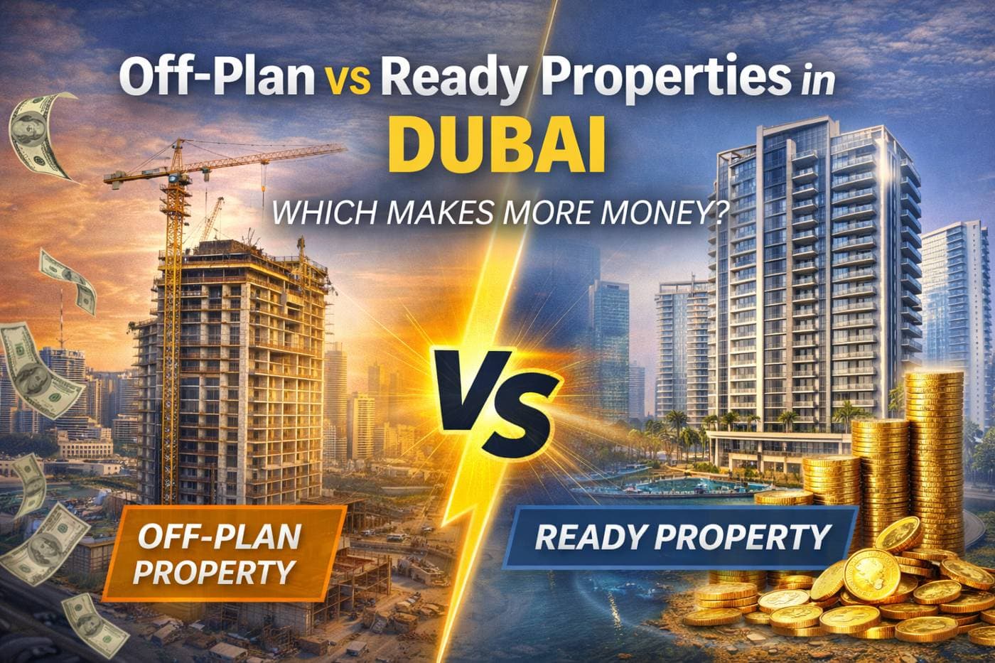 Off-Plan vs Ready Properties in Dubai, Which One Makes More Money?